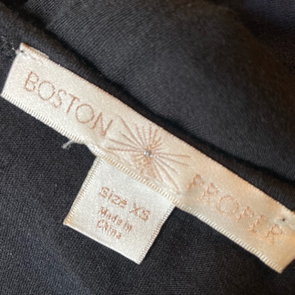 BOSTON PROPER 🖤FEAR LESS🖤 Fringe Tank Women’s Size XS - Picture 5 of 5